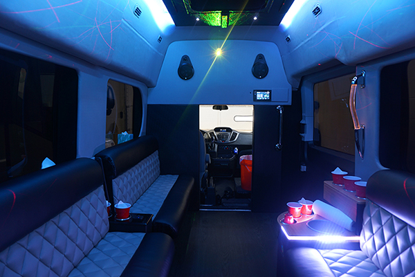 limo-style interior